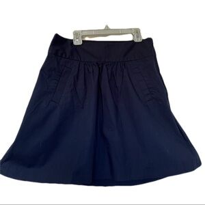 5 for $30 J Crew Black Skirt , Circle-Gathered style Size 4 100%Cotton